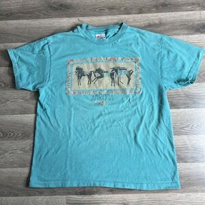 VTG Arizona Vacation T Shirt Fits‎ Medium South West Native American Horses USA